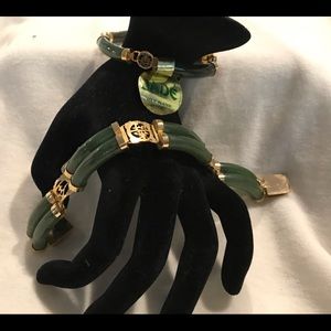 2 Beautiful Jade GP Bracelets